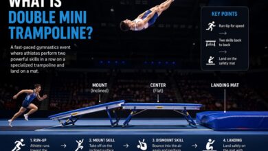 Double Mini Trampoline